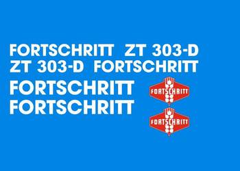 Naklejki fortschritt zt 303d i inne modele super mocne zamienniki