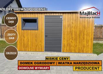Schowek / Wiata / Altana na Narzędzia / Złoty Dąb / Garaż  – Maj-BlacH