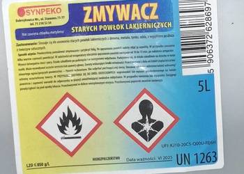 Zmywacz do, farb, lakierów,