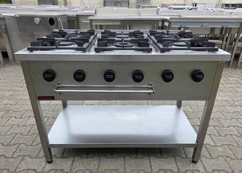 Kuchnia Gazowa 6 Palnikowa - KROMET - 36 kW - M.1089 N