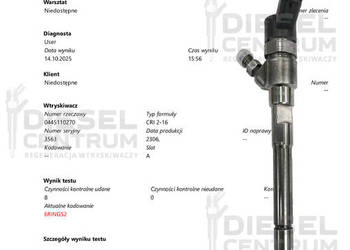 WTRYSKIWACZ BOSCH Opel Antara 2.0 CDTI 0445110270