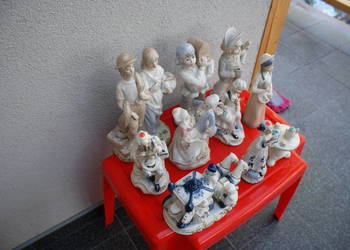 Figurki Porcelana 12 Sztuk*Okazja Olsztyn Dajtki Wysyłka