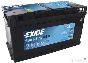 Akumulator  95Ah 850A EXIDE AGM START&STOP EK950