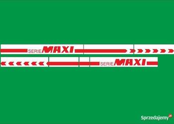 naklejki maxi z tlem na claas dominator 108