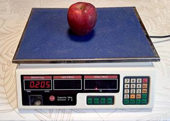 Waga elektroniczna z kalkulacją ceny wyświetlacze led z dwóch stron