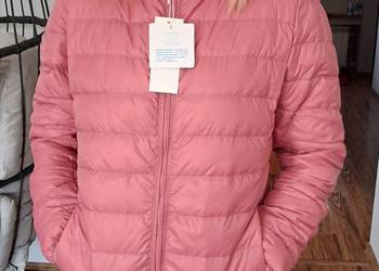 nowa cienka kurtka w kolorze różowym, rozmiar z metki L ale to raczej S