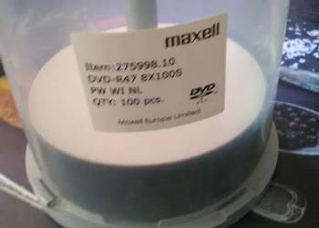 płyta dvd-r maxell, 4,7gb, 8x