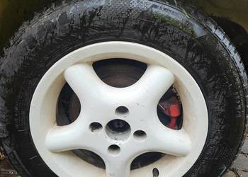 Koła aluminiowe  4x100 opony wielosezonowe 24r
