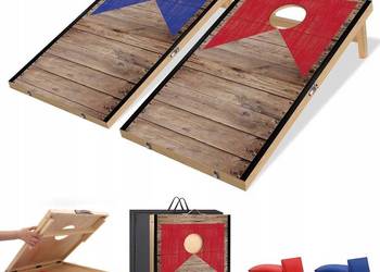 NZQXJXZ Cornhole Zestaw 90x60cm Drewniane Plansze Do Gry