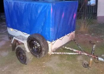 Przyczepka samochodowa do quada, kosiarki, traktorka