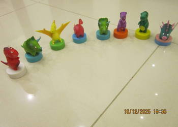 Dinozaury pieczątki dla dziecka