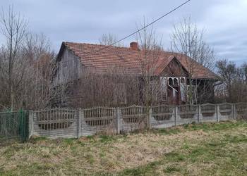 Dom drewniany z działka budowlana