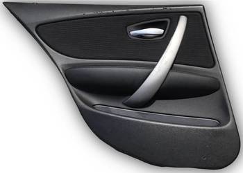 BMW e87 tapicerka drzwi lewy tył skóra-materiał