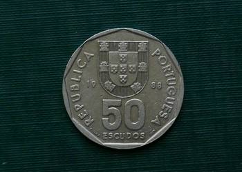 PORTUGALIA - 50 eskudo, 1988r