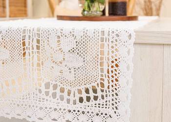 Nowy bieżnik  szydełkowy, obrus, serweta 50x100 cm, sklep firany-diany.pl