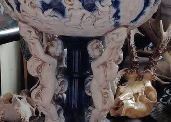 porcelana bez sygnatu misa zniszczona -wysok 30 cm śred 28cm śr dół 15