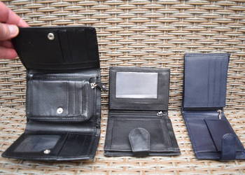 Portfele Skórzane Nowe Okazja Różne Olsztyn Wysyłka