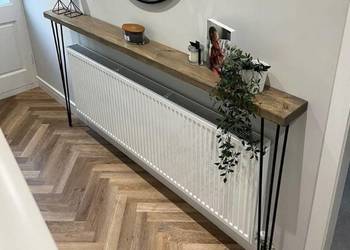 Konsola loft hairpin nogi z pręta sosna lub dąb NA WYMIAR mal. PROSZKOWO