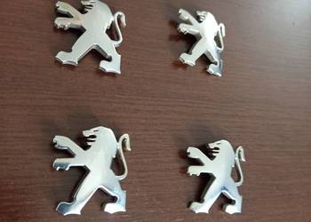 EMBLEMATY na felgi Peugeot 4 szt.