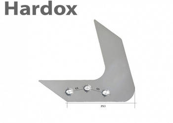 Krój płozowy HARDOX 94623/L części do pługa OVERUM