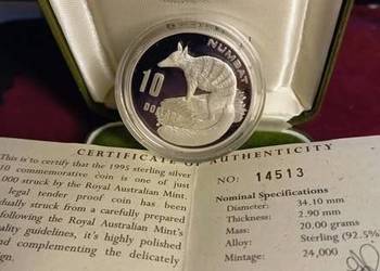 1995 - moneta Wybita w Królewskiej Mennicy Australijskiej