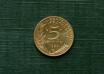 Francja 5 centymów, 1984r