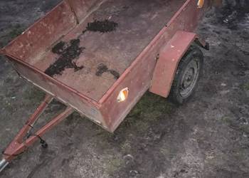 Przyczepka samochodowa bez dokumentów 108x160