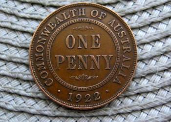 Australia 1 Penny 1922r