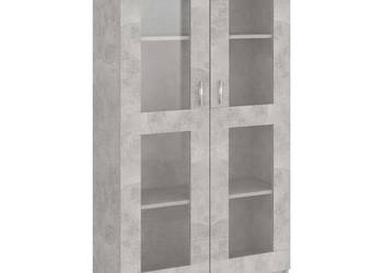 vidaXL Witryna, szarość betonu,(SKU:802763)