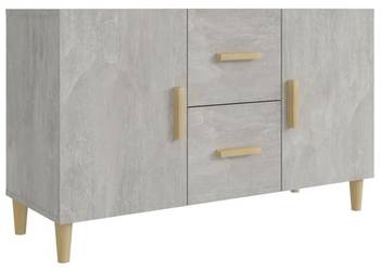 vidaXL Komoda, szarość betonu, 100x36x60 cm（SKU:812514）