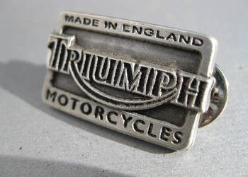 Znaczek metalowy, wpinka Triumph Motorcycles