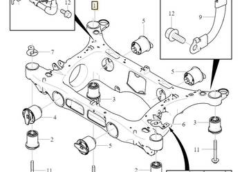VOLVO C40 XC40 wozek przod przednie sanki zawieszenie 32333… VOLVO C40 XC40 wozek przod przednie sanki zawieszenie 32333…