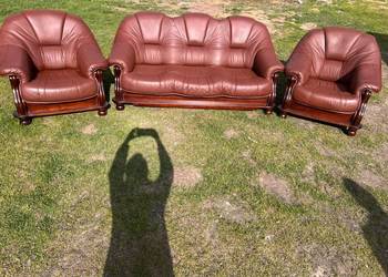 Wypoczynek skórzanych 3-1-1