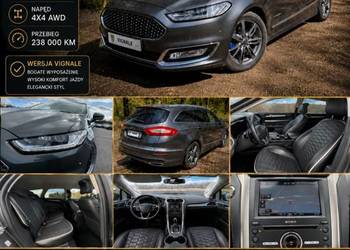 Mondeo Vignale 2.0D 4x4WD PO DUŻYM SERWISIE AWD napęd  4X4