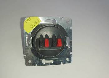 Legrand Sistena Mechanizm gniazda głośnikowego podwójne.