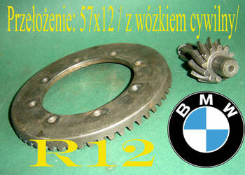 BMW R 12 17 dyfer ORYGINAŁ z kompletu talerz atak przekładnia 57x12 SUPER