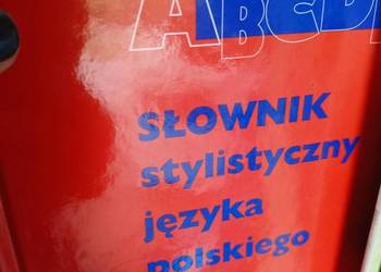 Słownik stylistyczny języka polskiego książki Trójmiasto szkolne Gdańsk