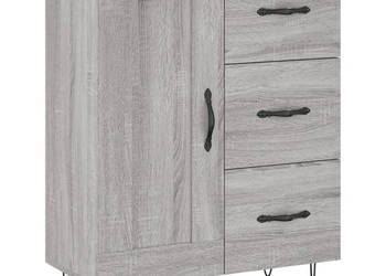 Szafka szary dąb sonoma 695x34x90cm materiał drewnopochodny WM-830258