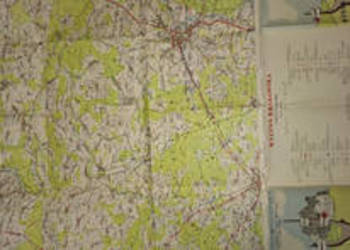 Wyżyna Krakowska – Mapa turystyczna PRL, 1:125 000, niski nakład, wyd. 1980