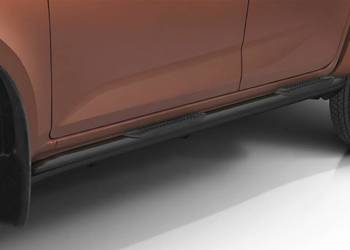 Stopnie Boczne Orurowanie CZARNE z Nakładkami Progi Podesty - ISUZU D-MAX 2