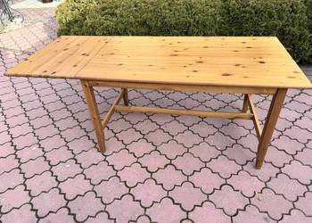 Stół drewniany Ikea Leksvik rozkładany biurko jadalnia salon