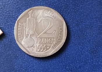 Stare monety 2 frank 1995 Francja