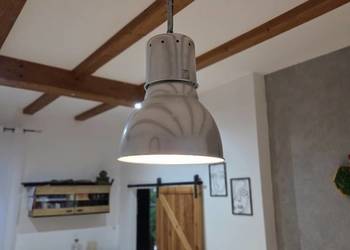Lampa wisząca PRL duża