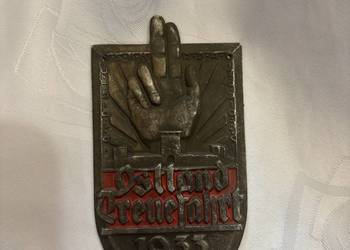 Niemiecka plakieta Treuefahtr 1933