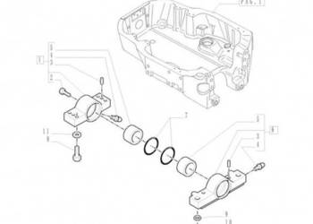 New Holland T6090 Czop zawieszenia obr 87515346
