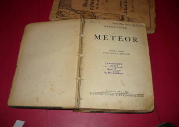 Meteor-Karol Capek 1935 rok wydania