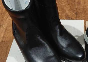 Trzewiki zimowe skórzane 923A MON rozm 26,5