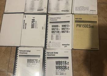 Katalogi części instrukcje obsługi maszyn dosan libcher Komatsu