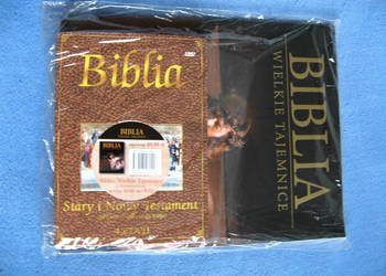 Biblia: Wielkie Tajemnice, książka + 4 płyty DVD/Nowa!