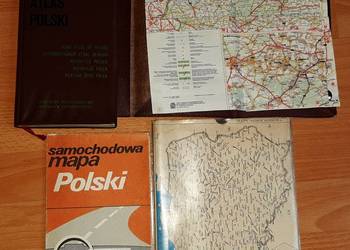 Motoryzacją - mapy drogowe z okresu PRL